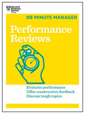 cover image of Performance Reviews (HBR 20-Minute Manager Series)